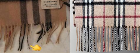 vraie ou fausse echarpe burberry